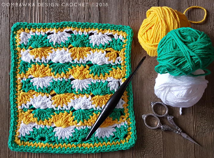 Catherine Wheel Crochet Stitch Instructions