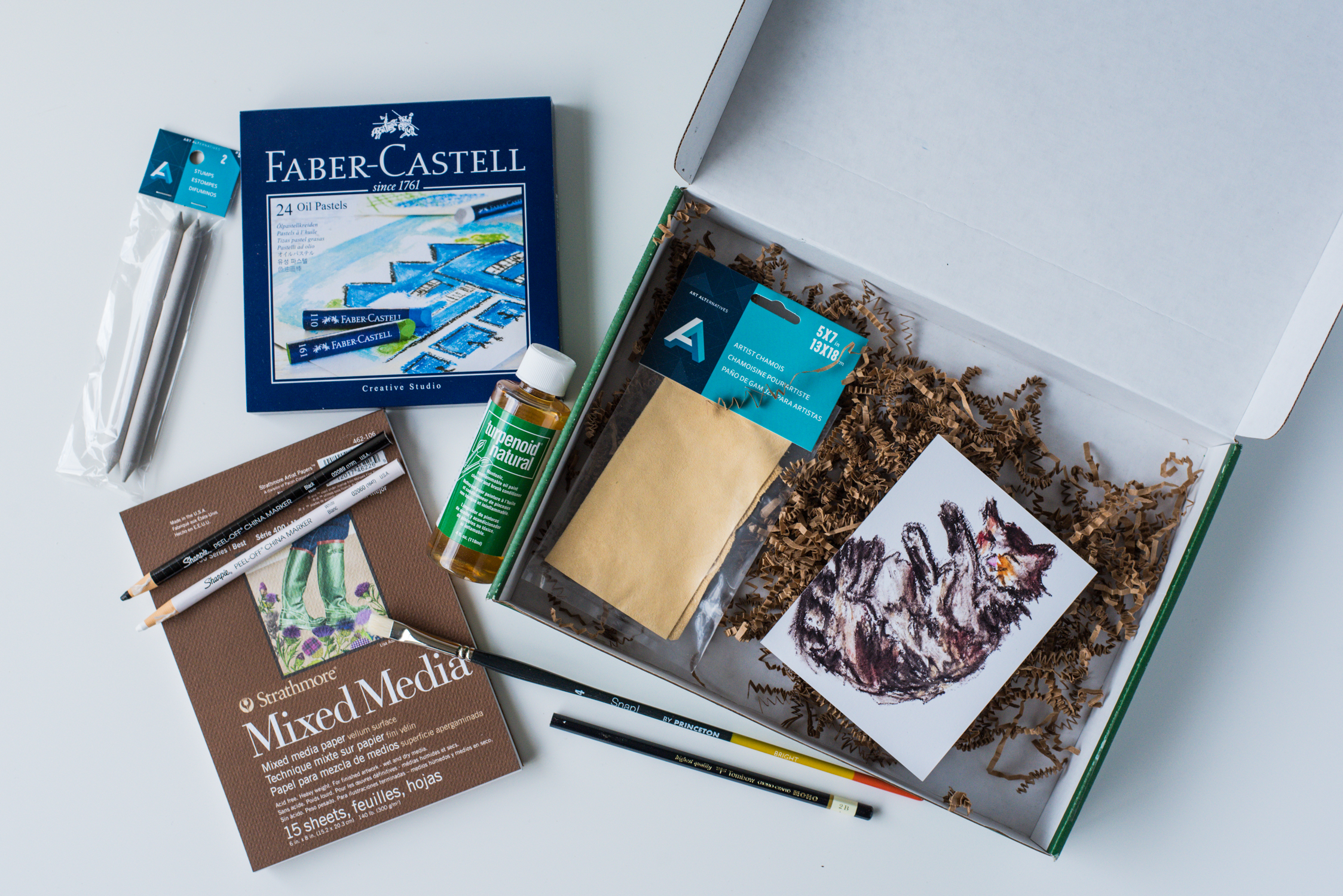 Mixed Media Oil Pastels Kit Giveaway