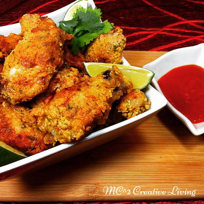Spicy Coconut Chicken Wings