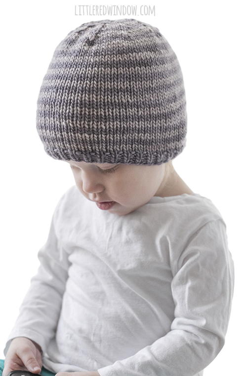 Easy Striped Baby Hat