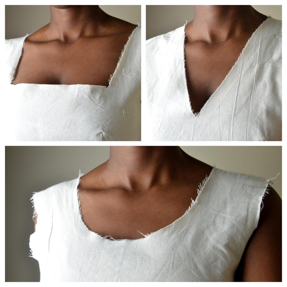 perfect square neck line without gaping tutorial 
