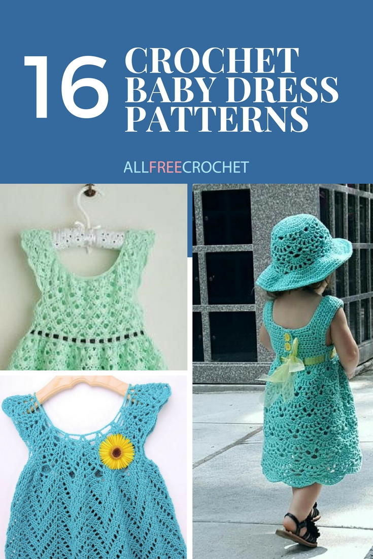 16 Adorable Crochet Baby Dress Patterns (Free!) | AllFreeCrochet.com