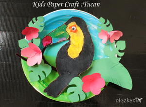 Kids Paper Craft Tucan: Fun craft for kids