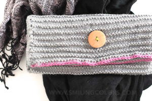 Knit Fold Over Clutch Pattern