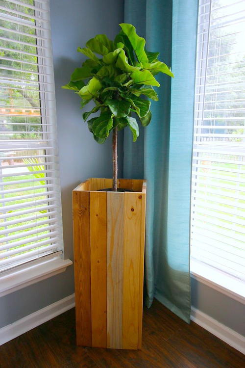 DIY Elevated Plant Stand