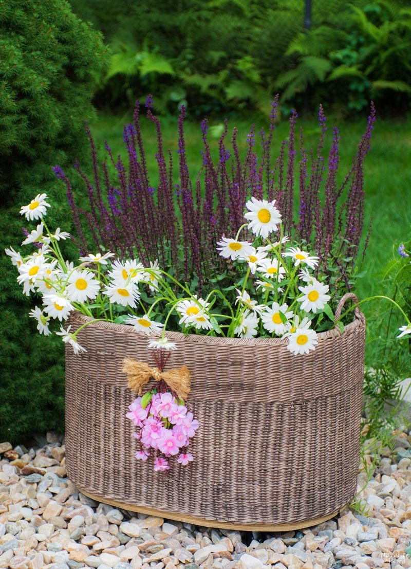 Planter Basket with Casters