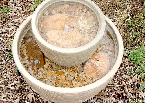 DIY Bubble Fountain in a Pot