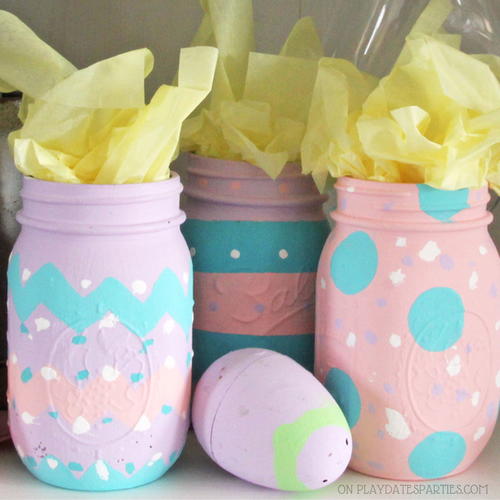 How to Make Easter Egg Mason Jars