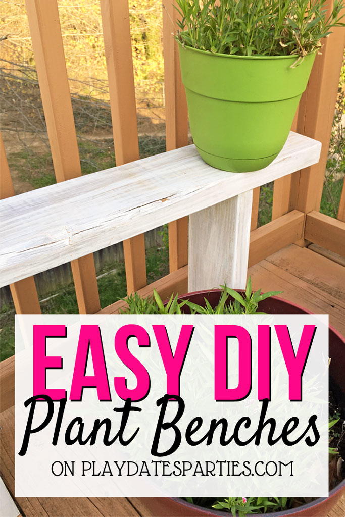 Easy DIY Plant Benches for Potted Plants