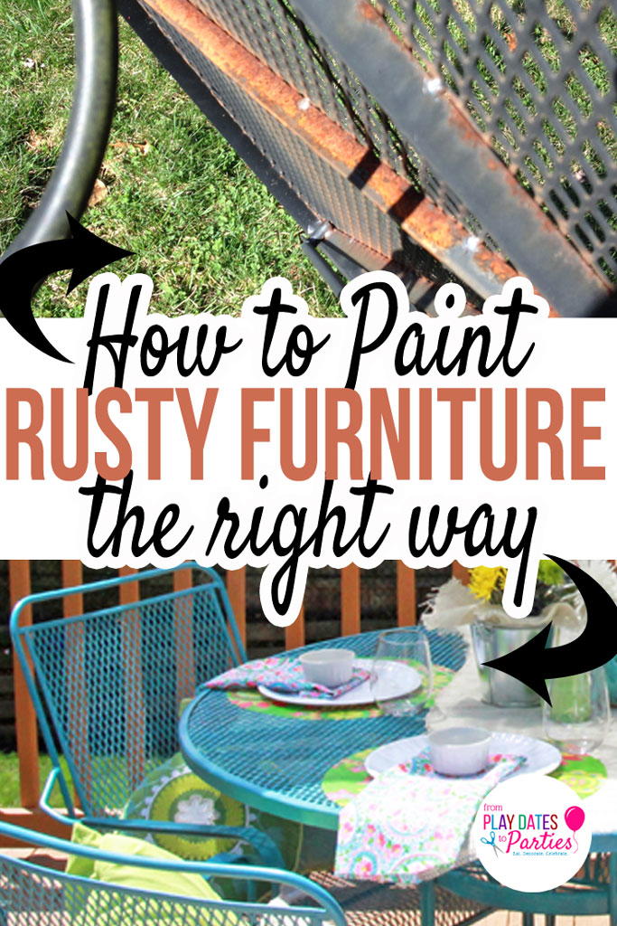 How to Paint Rusted Metal Patio Furniture