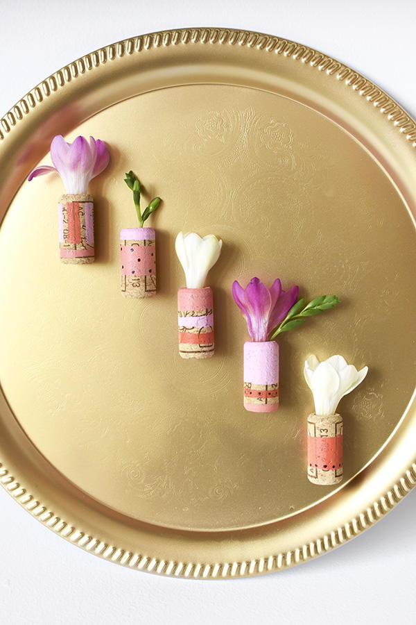 Special Diy Cork Flower Vases