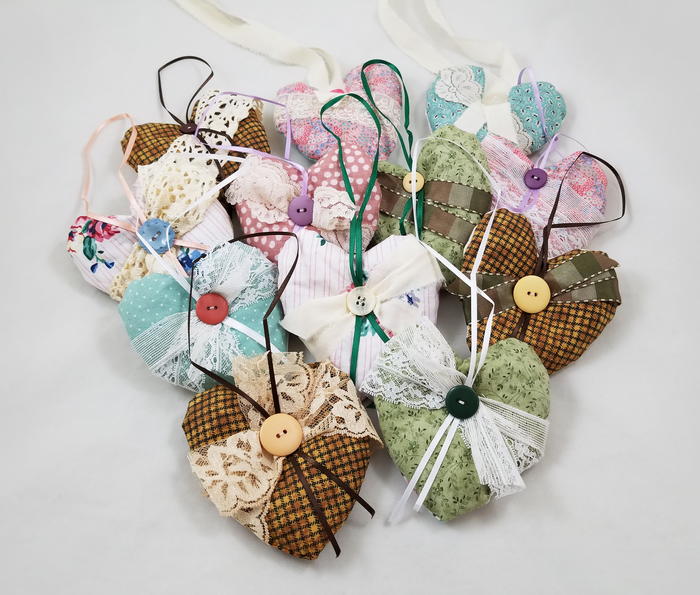 Upcycled Fabric Cedar Sachets