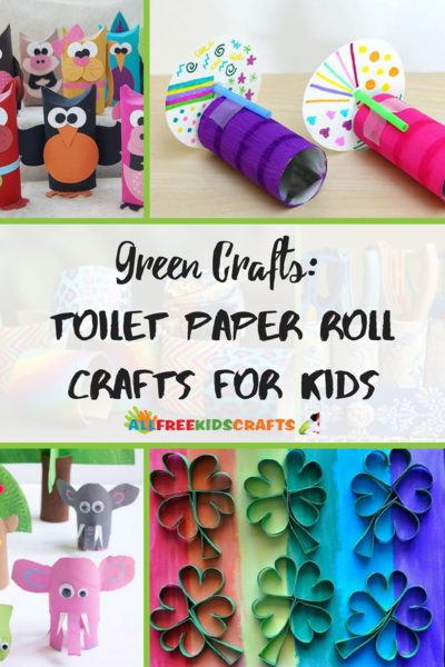 Green Crafts: 60+ Toilet Paper Roll Crafts for Kids