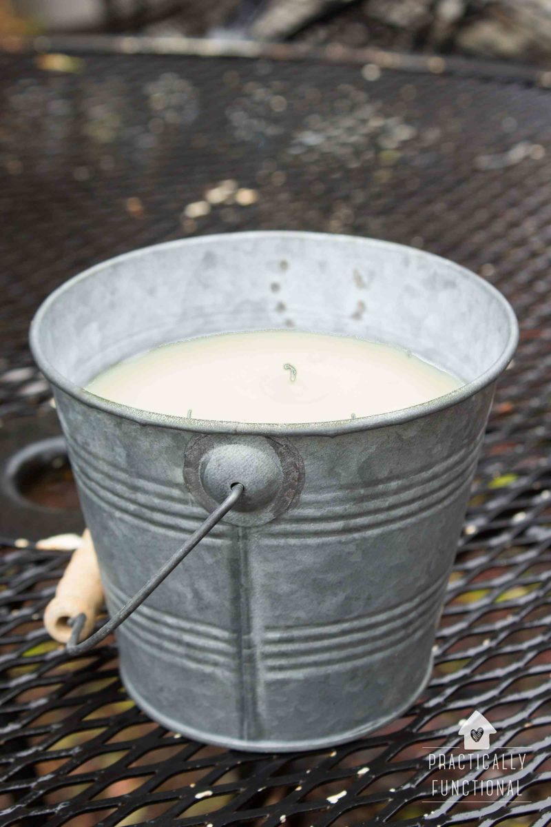 DIY Outdoor Citronella Candles