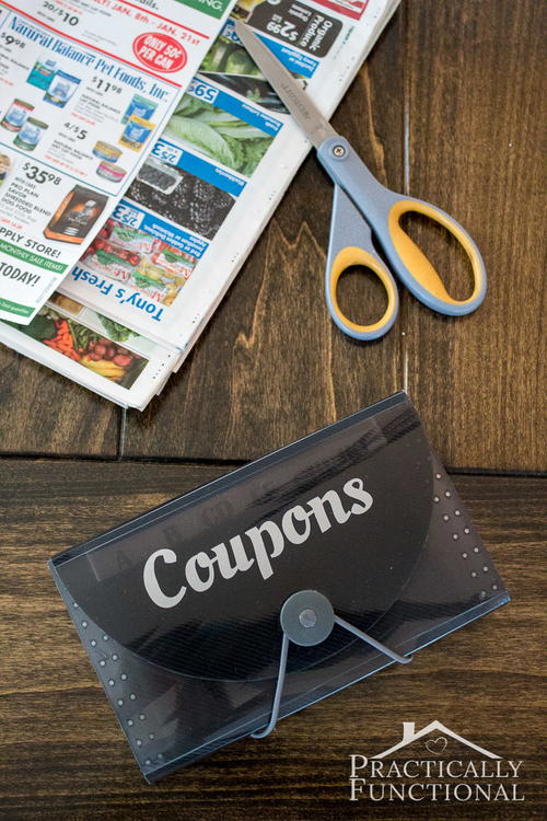 DIY Coupon Organizer