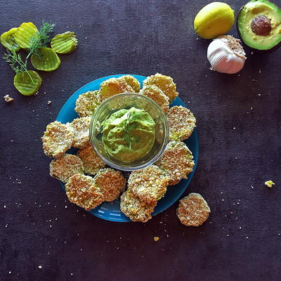 Oven Fried Pickles