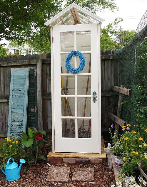 DIY Garden Shed from Upcycled Materials