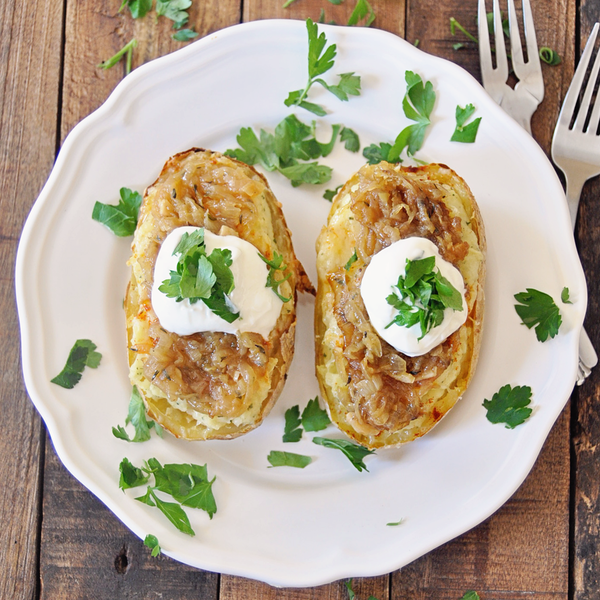 Spanish Style Twice Baked Potatoes