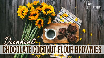 Decadent Chocolate Coconut Flour Brownies