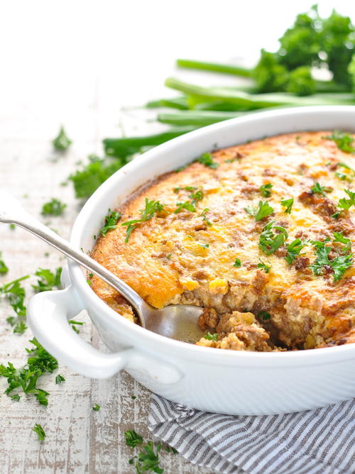 Quick and Easy Cheeseburger Pie | AllFreeCasseroleRecipes.com