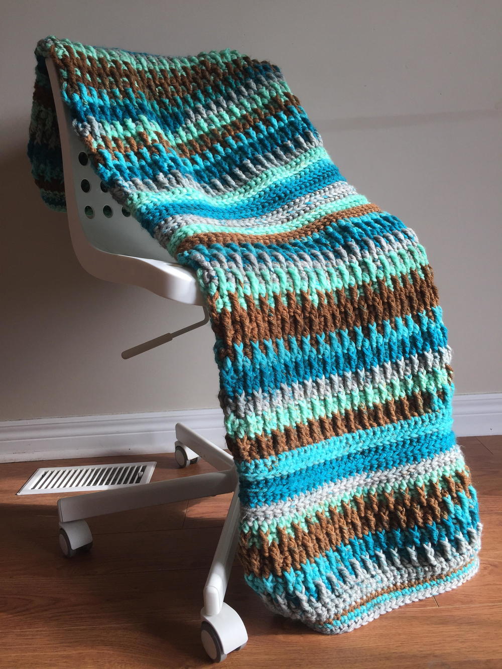 Stone Ripple Throw Ripple in Time Throw | AllFreeCrochet.com