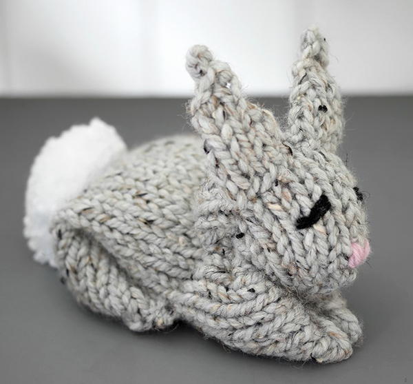 One Square Knit Bunny