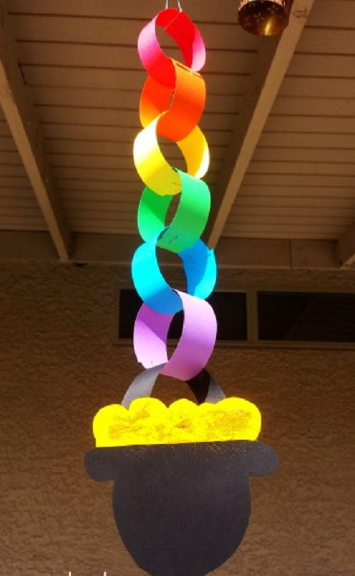 Paper Chain Pot of Gold