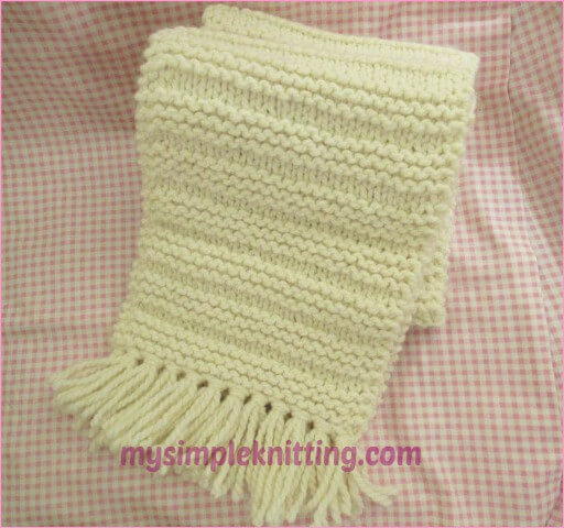 Big Squishy Scarf Knitting Pattern