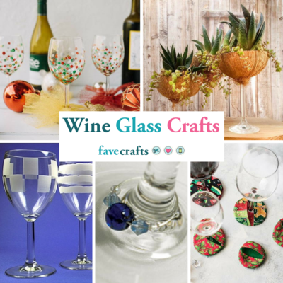 Wine Glass Crafts: 20+ Projects and Accessories