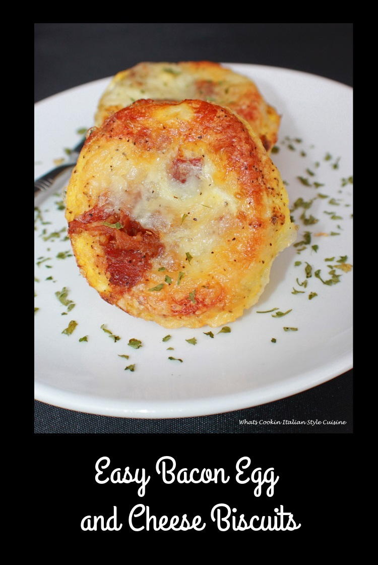 Breakfast Bacon Egg and Cheese Biscuits | FaveSouthernRecipes.com