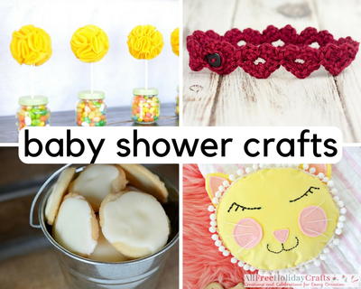 30 Cute and Cuddly DIY Baby Shower Crafts