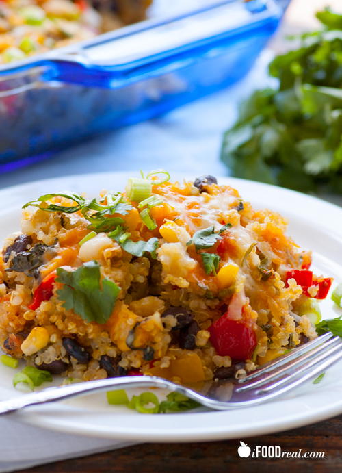 Skinny Tex-Mex Quinoa Casserole