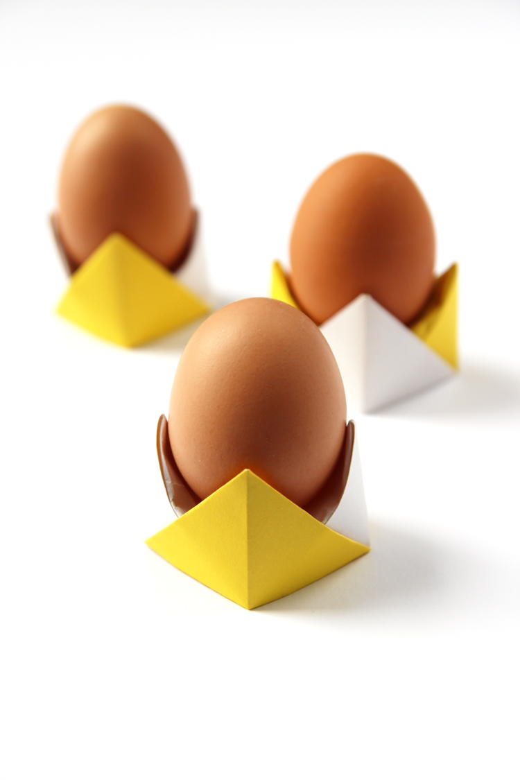 Origami Egg Cups