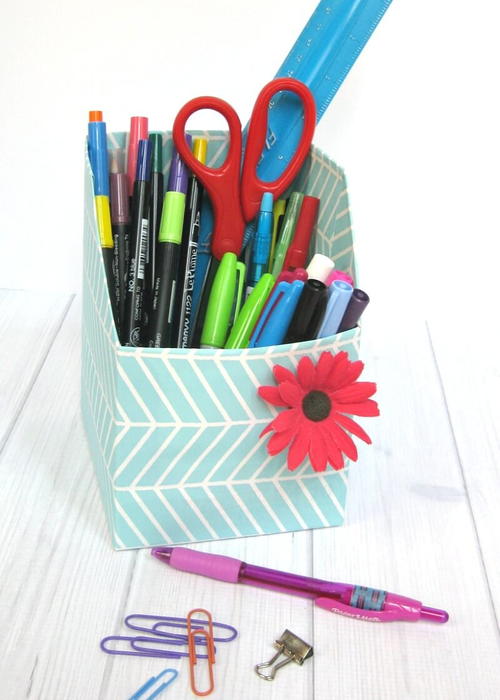 Thrifty and Easy DIY Desk Organizers