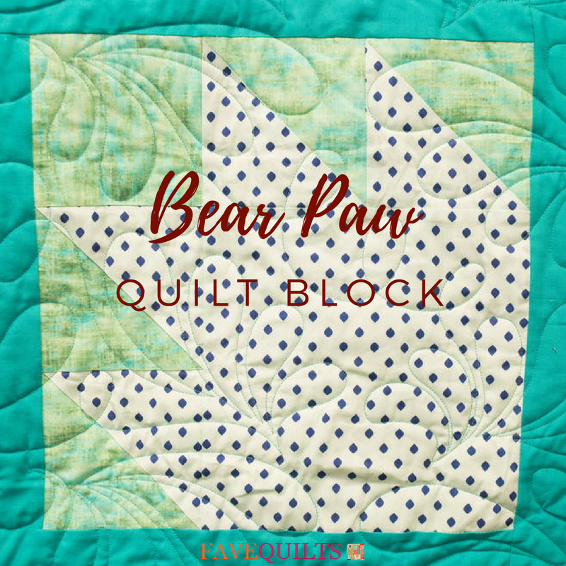 How To Make A Bear Paw Quilt Block FaveQuilts how-to-make-a-bear-paw-quilt-block-favequilts