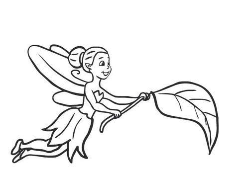 Fairy Friend Online Coloring Page