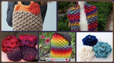 Crocodile Couture: 24 Crocodile Stitch Patterns (Free)