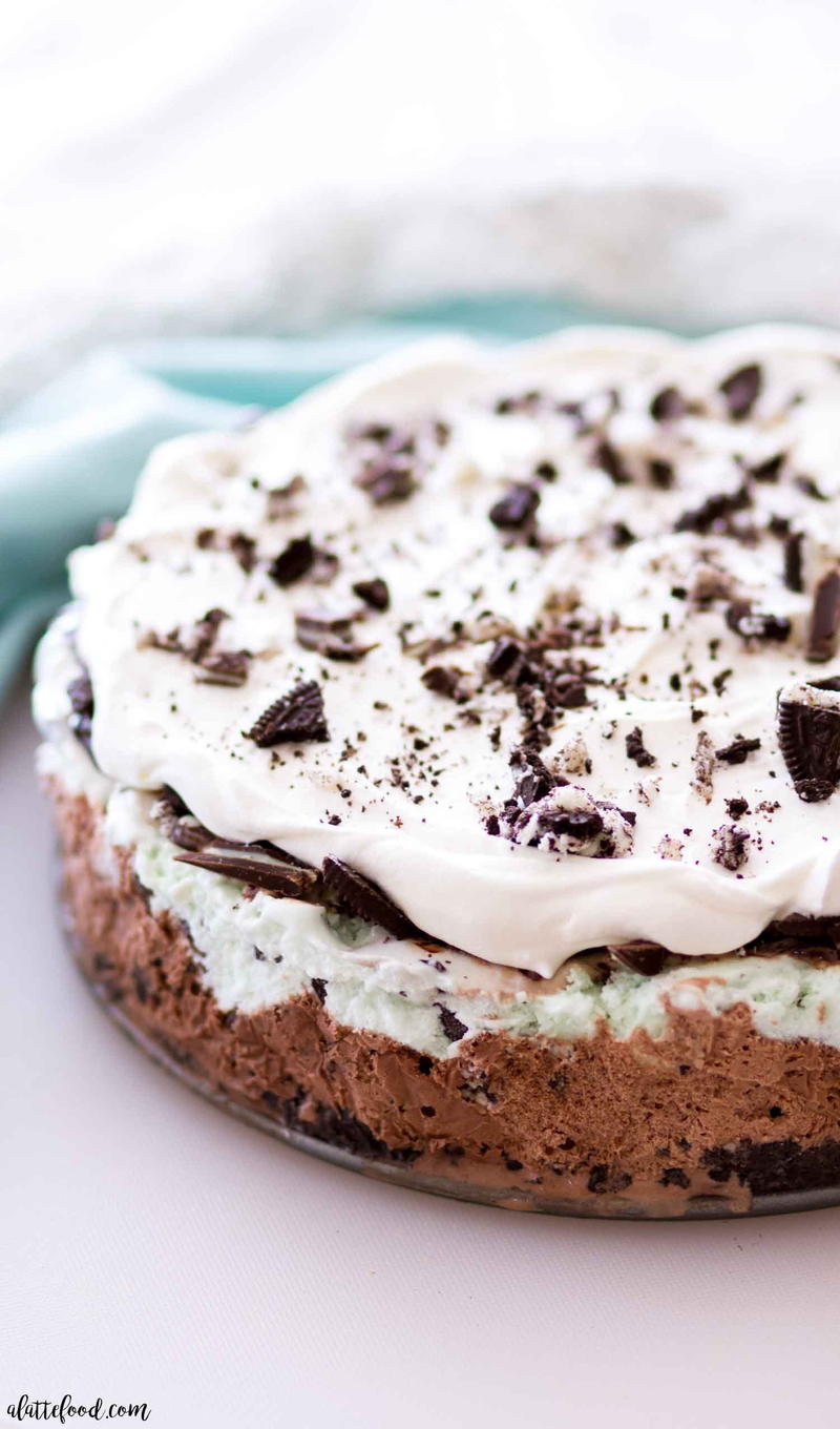 Mint Chocolate Ice Cream Pie