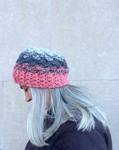 Ombré Shells Hat