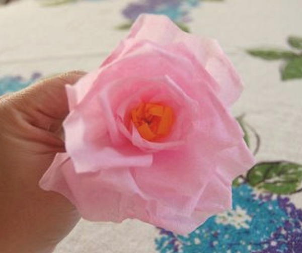 How to Make a Crepe Paper Rose