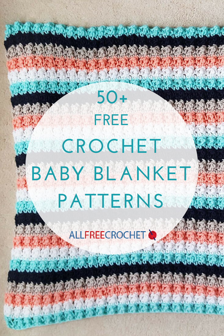50+ Free Crochet Baby Blanket Patterns (Easy!)