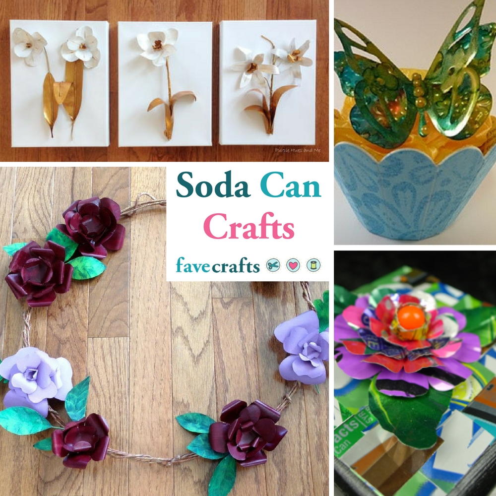 Soda Can Vase or Cup!  Soda can crafts, Aluminum can crafts, Pop