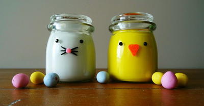 Cute Easter Critter Treat Jars