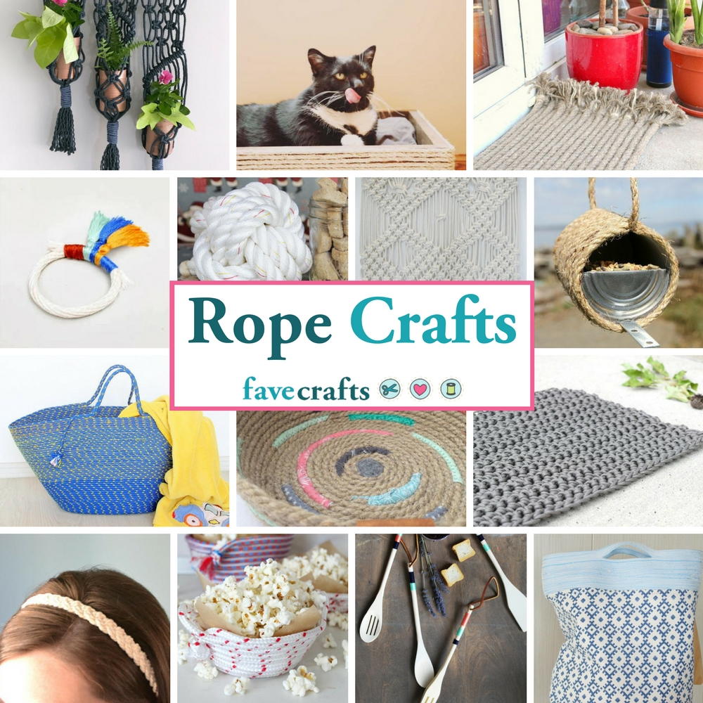 30 Amazingly Beautiful Rope Crafts