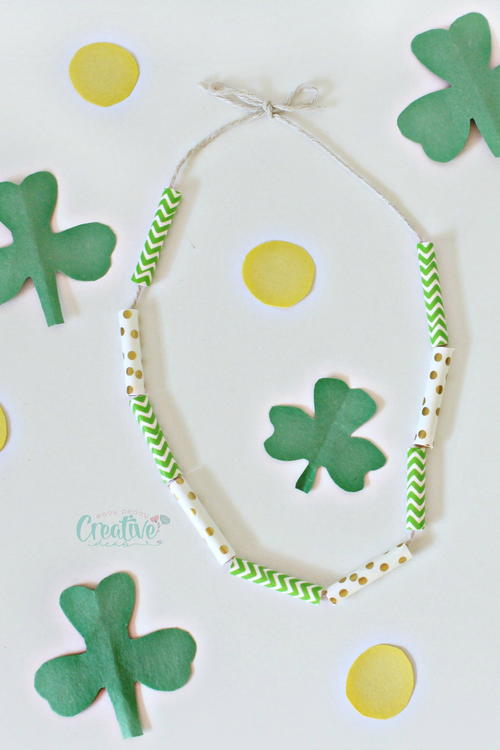 St Patrick's Day Necklace Craft