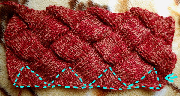 How to Knit the Entrelac Stitch