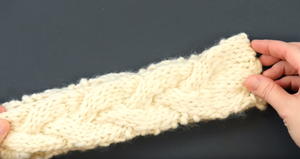 Easy Cable Knit Headband Allfreeknitting Com