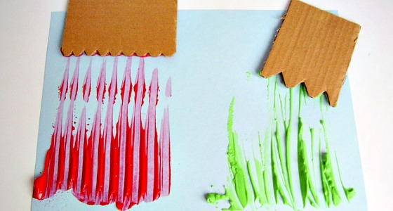 Homemade Painting Tools for Preschoolers