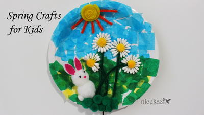 Spring Crafts for Kids: Cute Bunny