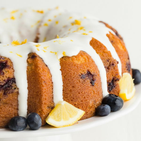 Lemon Blueberry Bundt Cake